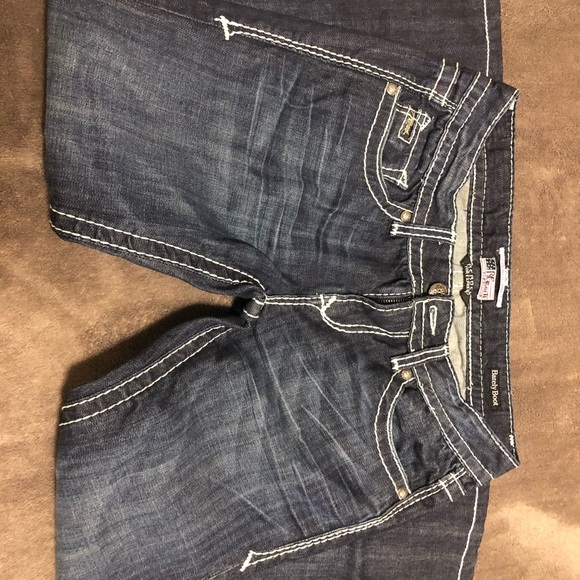Express Rerock boot cut jeans size 6S NWOT - Picture 1 of 6